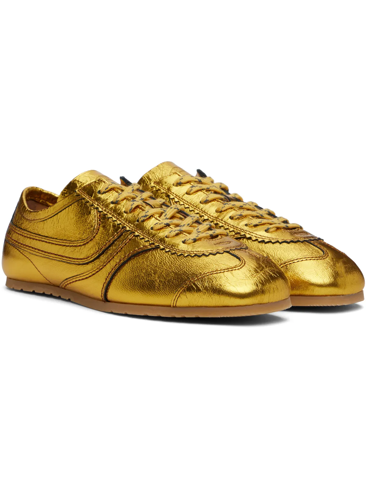 Dries Van Noten メタリック スニーカー - 画像4