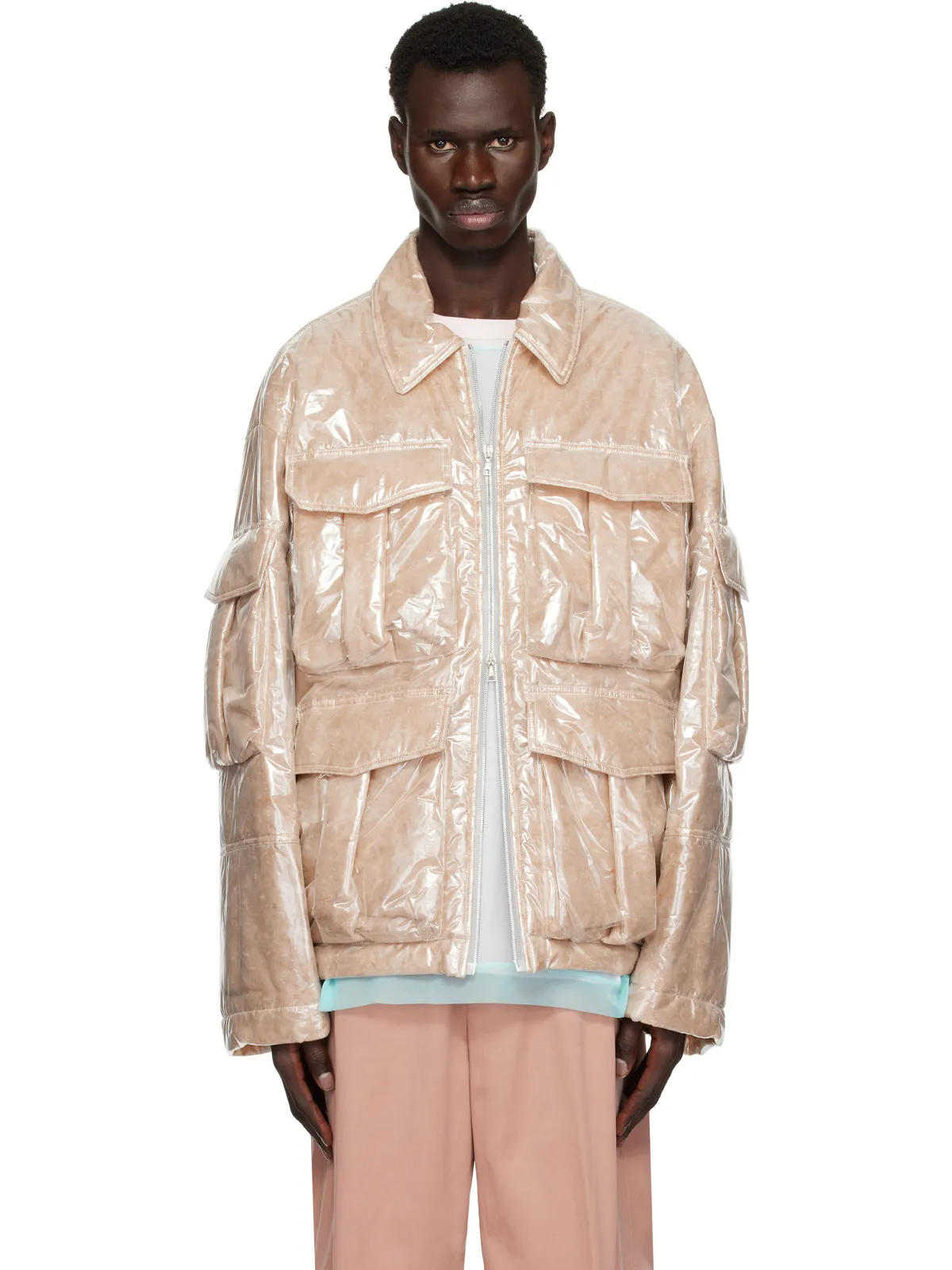 Dries Van Noten ナイロン パフジャケット - 画像1