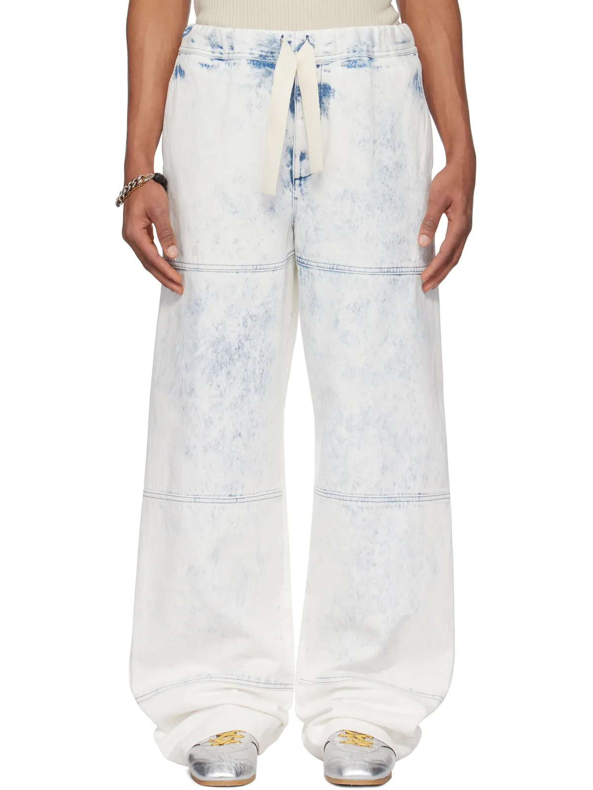 Dries Van Noten ドローストリング ジーンズ - 画像1