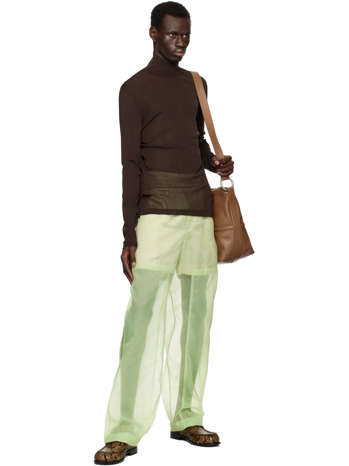 Dries Van Noten レイヤード トラウザーズ - 画像4