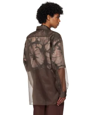 Dries Van Noten オーガンザ シャツ - サムネイル3