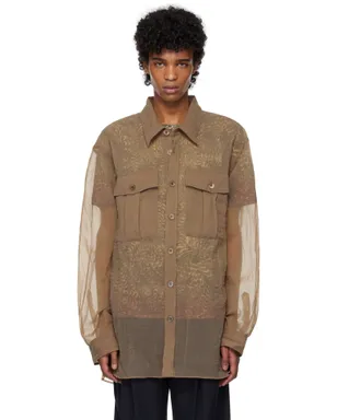 Dries Van Noten クリンクル シャツ - サムネイル1