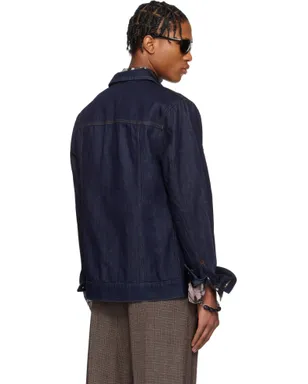 Dries Van Noten パネル デニムジャケット - サムネイル3