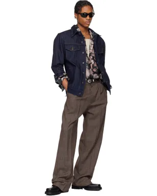 Dries Van Noten パネル デニムジャケット - サムネイル4