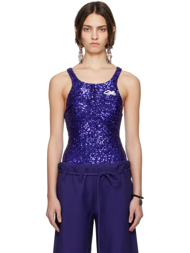 Tory Burch Tory Burch Embellished ボディスーツの商品画像