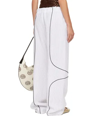 Tory Burch SSENSE限定 Cotton Baggy トラウザーズ - サムネイル3