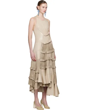 Tory Burch Ruffle Liquid ジャージ ミディアムドレス - サムネイル2