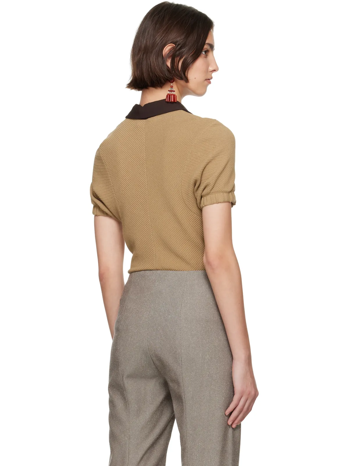 Tory Burch 半袖ニットポロシャツ - 画像3