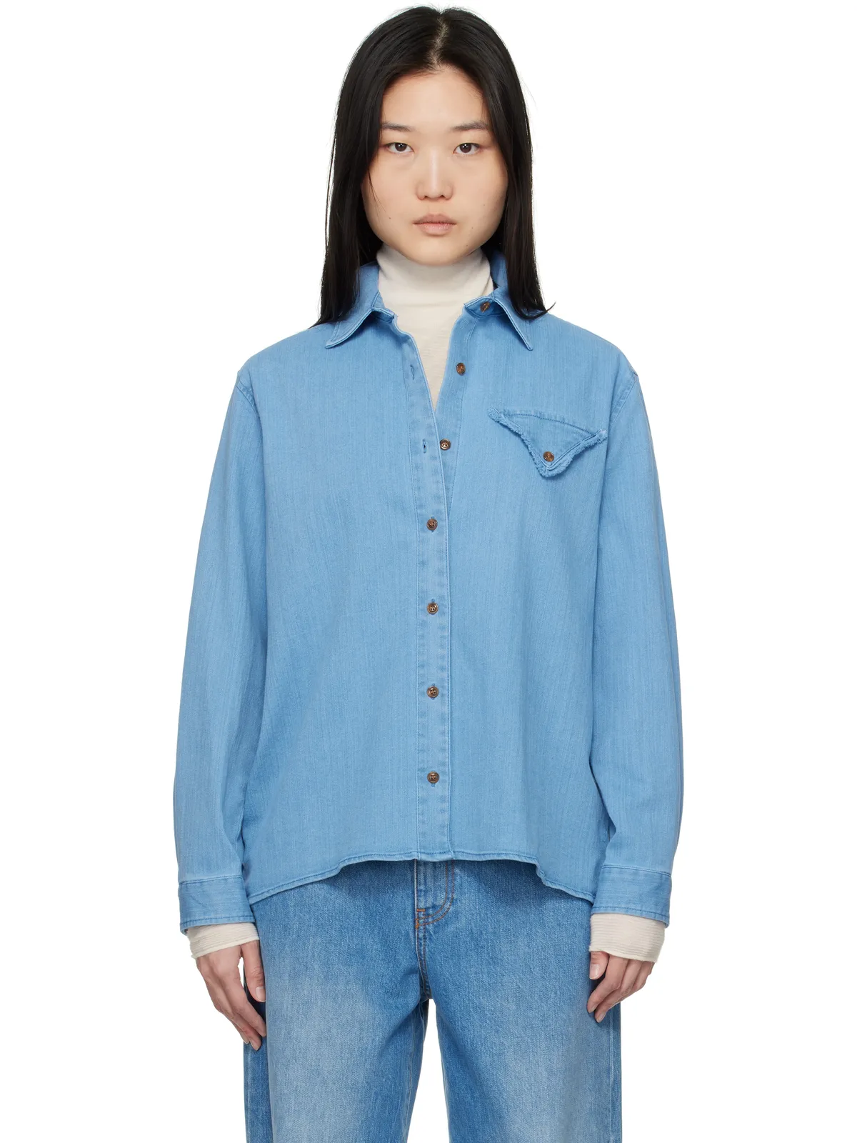 The Garment Merci デニムシャツ - 画像1