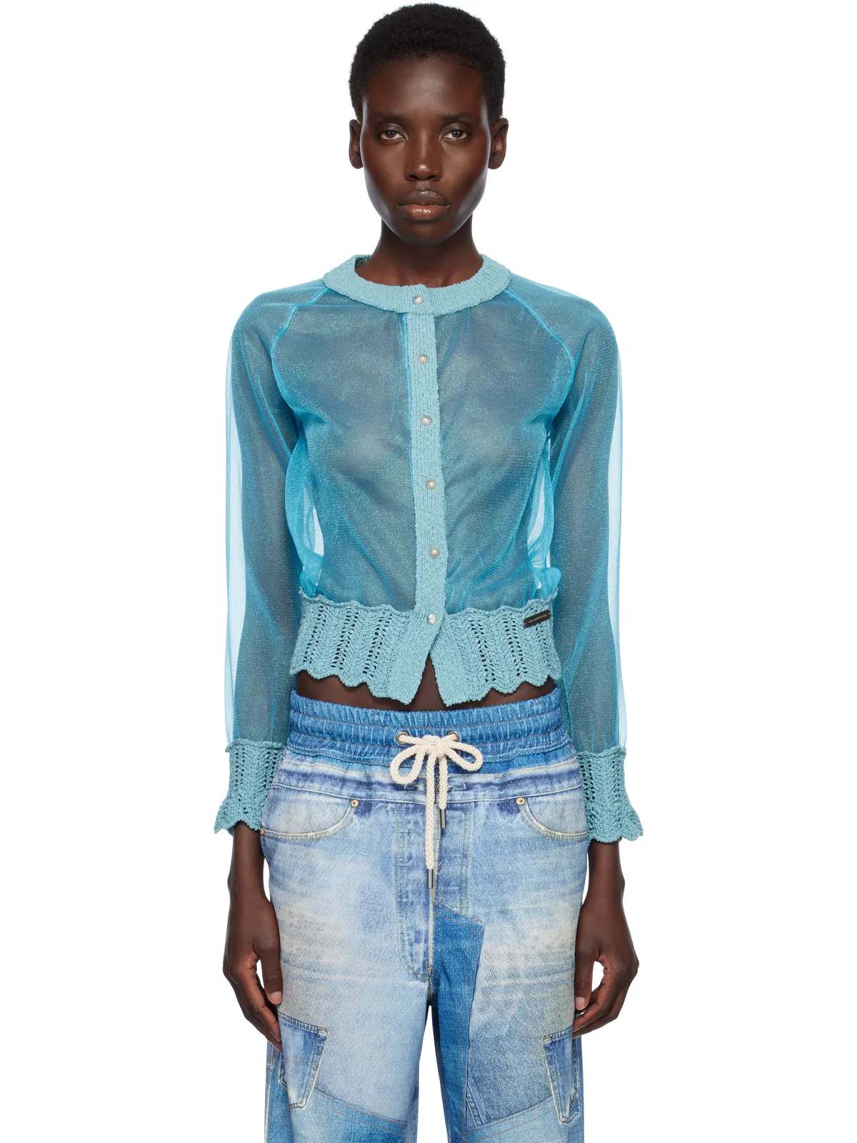 Andersson Bell Sheer Knit カーディガン - 画像1