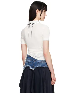 Andersson Bell Halter String ピケ ポロシャツ - サムネイル3