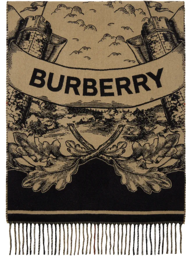 Burberry Burberry EKD カシミヤ リバーシブル マフラーの商品画像