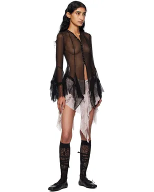 Ann Demeulemeester Kristabel Handkerchief ブラウス - サムネイル4