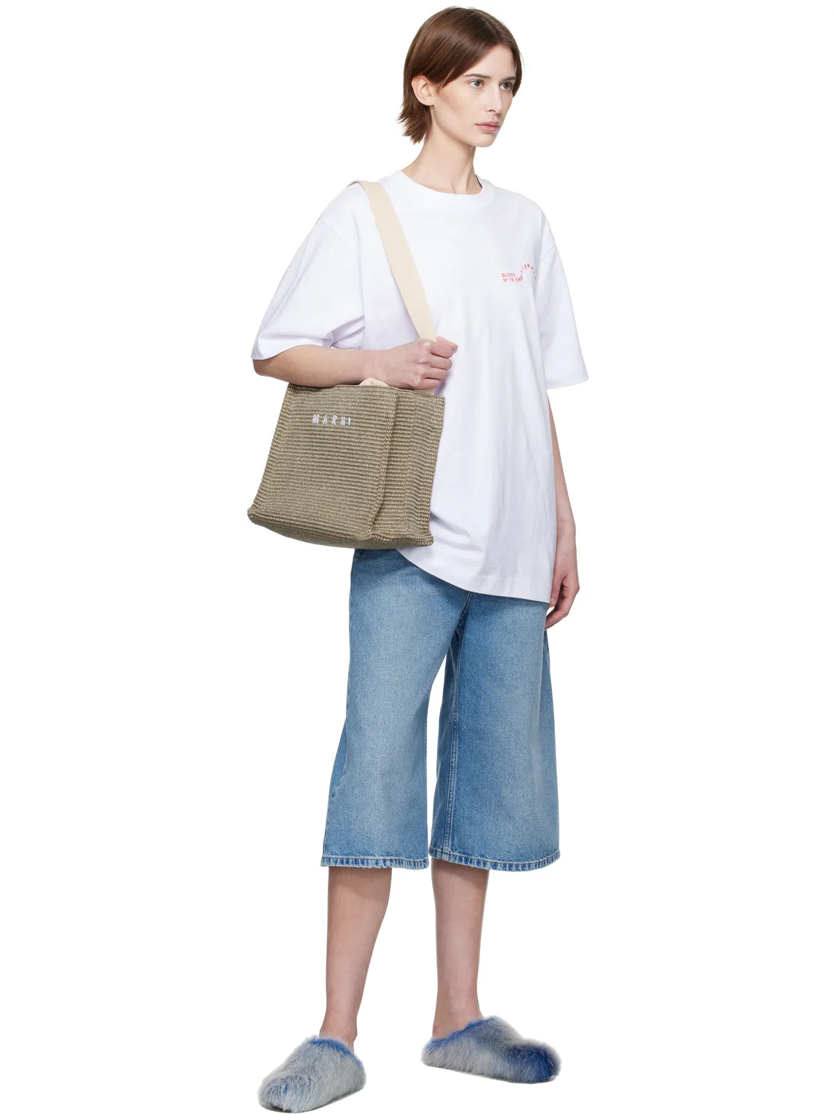 Marni Fussbett ロングヘア カーフスキン サボ - 画像5