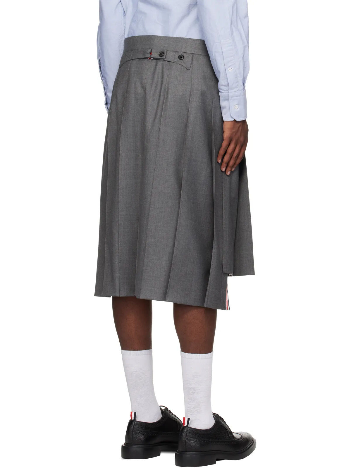 Thom Browne クラシック ツイル プリーツスカート - 画像3
