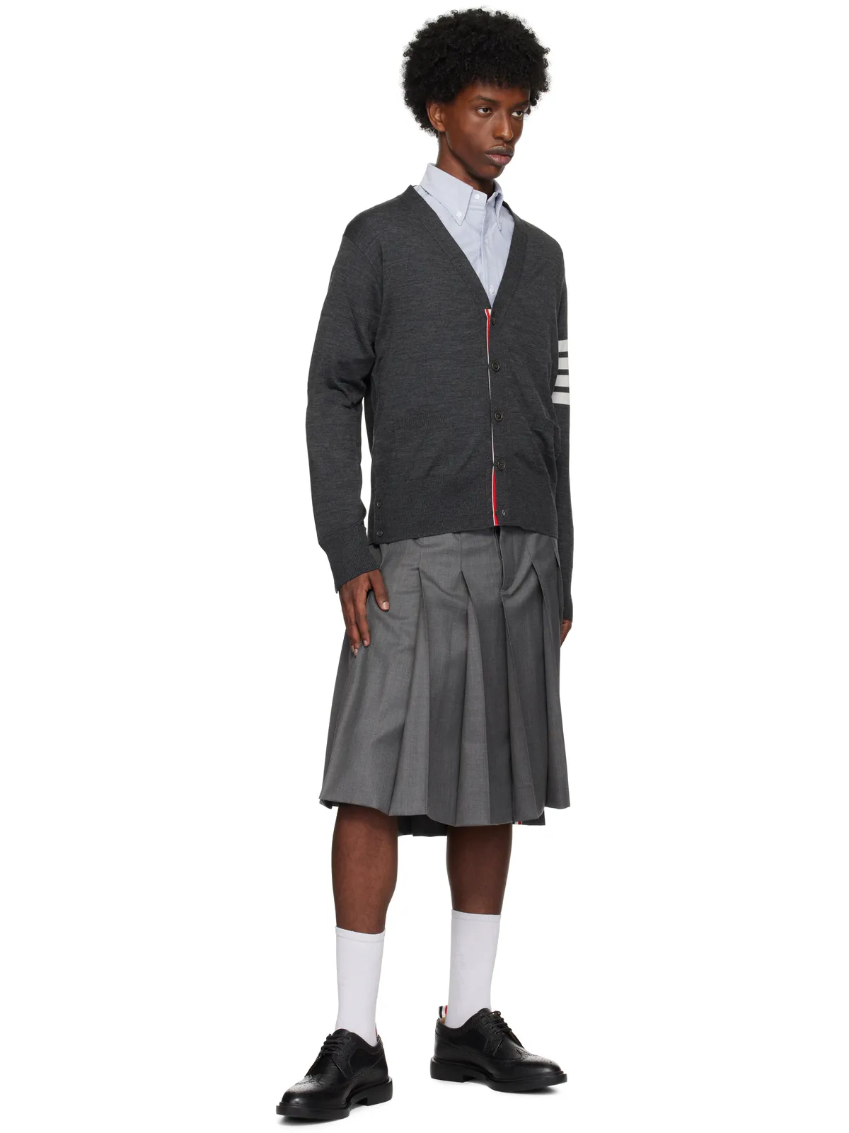 Thom Browne クラシック ツイル プリーツスカート - 画像4