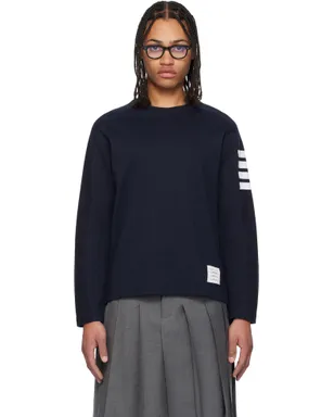 Thom Browne Milano Cotton 4-Bar Tシャツ - サムネイル1