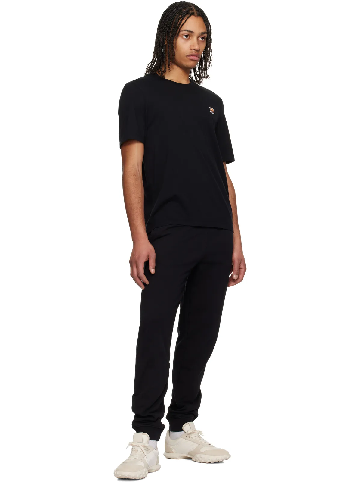 Maison Kitsuné フォックスヘッド パッチ レギュラー Tシャツ - 画像4