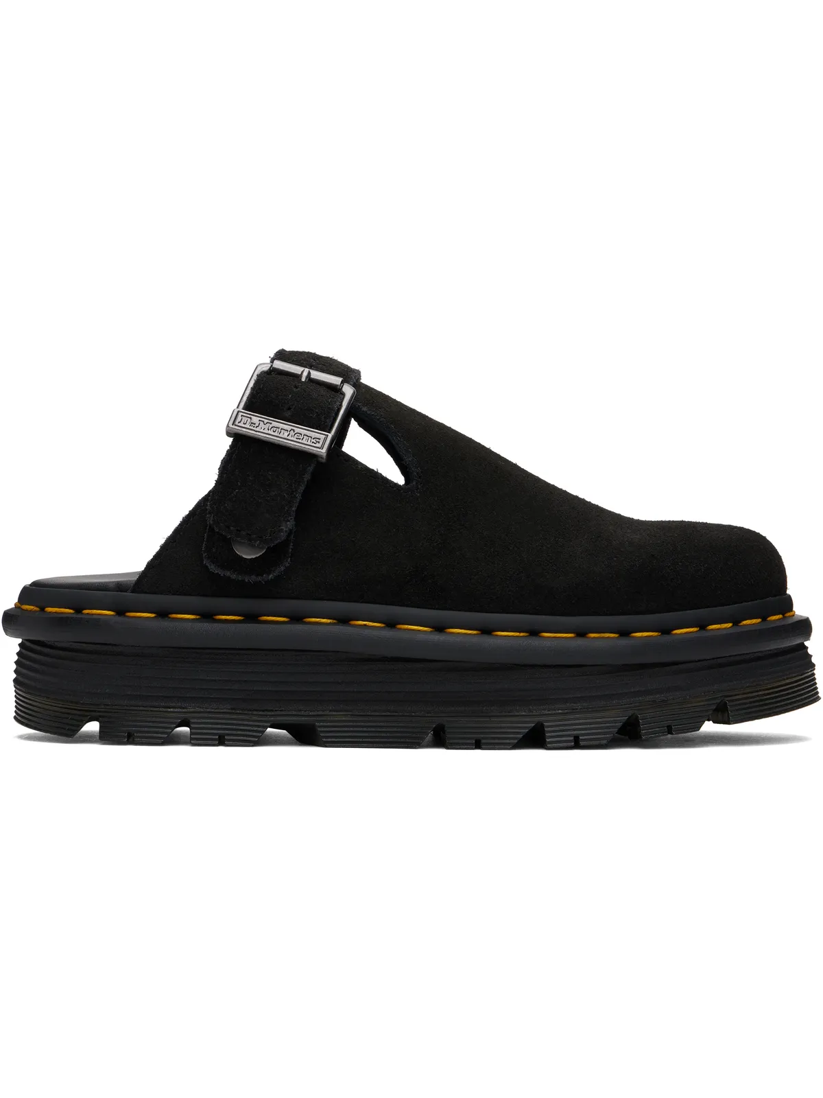 Dr. Martens Zebzag スエード スリングバック プラットフォーム ミュール - 画像1