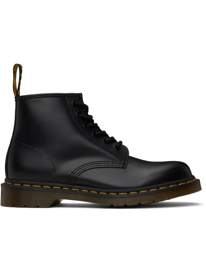 Dr. Martens Dr. Martens 101 イエローステッチ スムースレザー アンクルブーツの商品画像