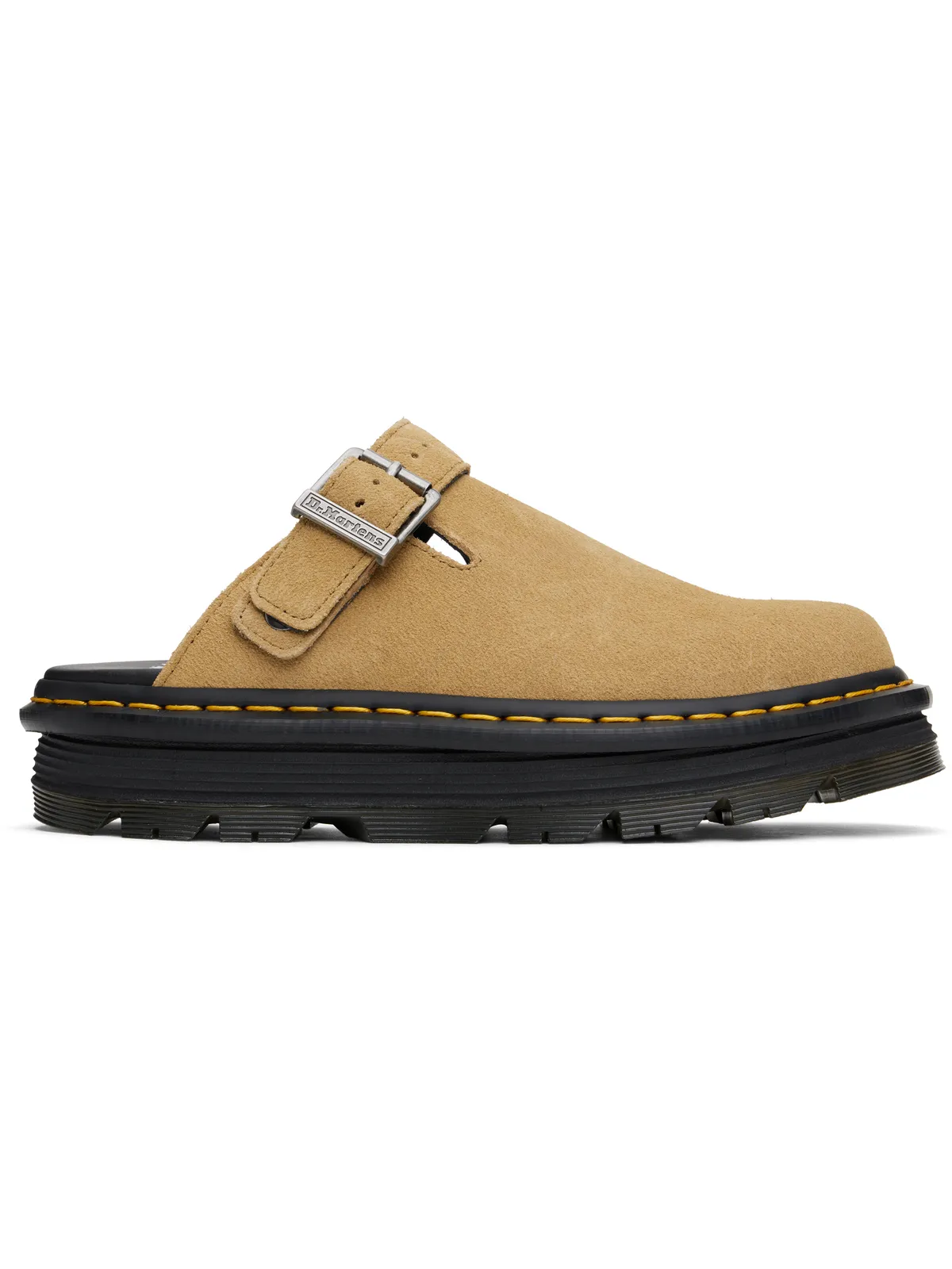 Dr. Martens Zebzag スエード プラットフォーム スリッポン - 画像1