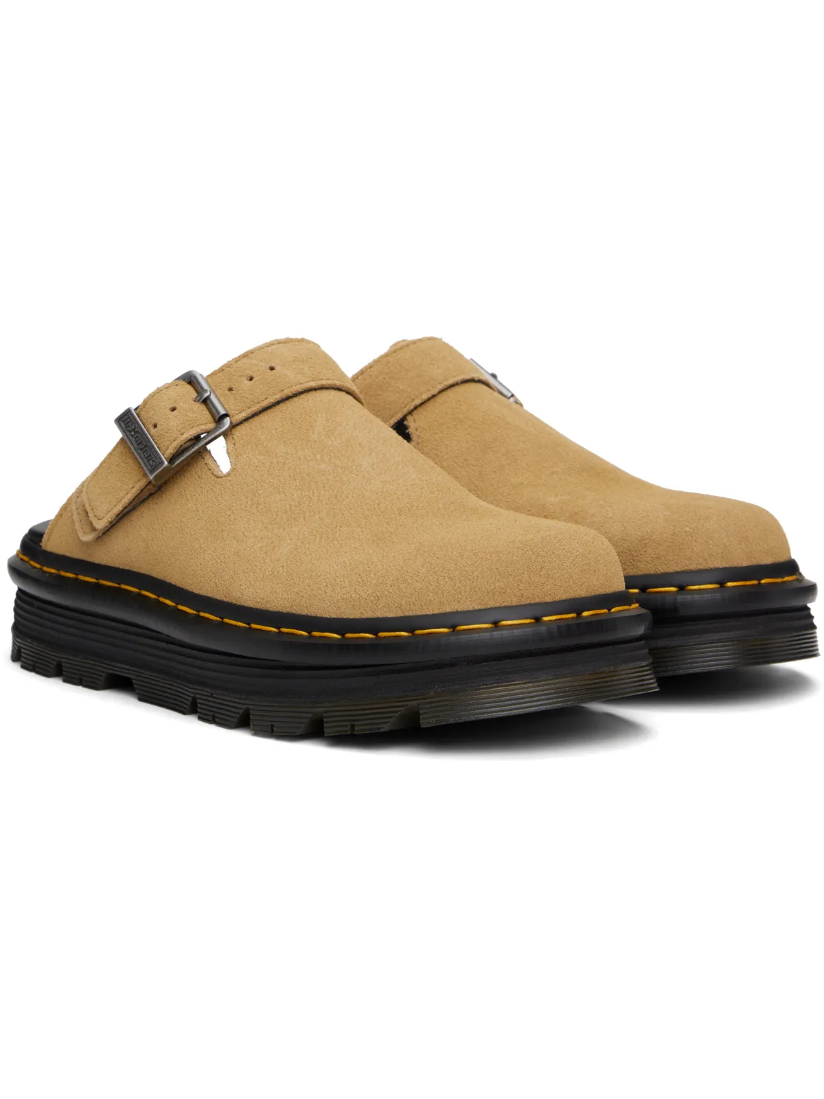 Dr. Martens Zebzag スエード プラットフォーム スリッポン - 画像4