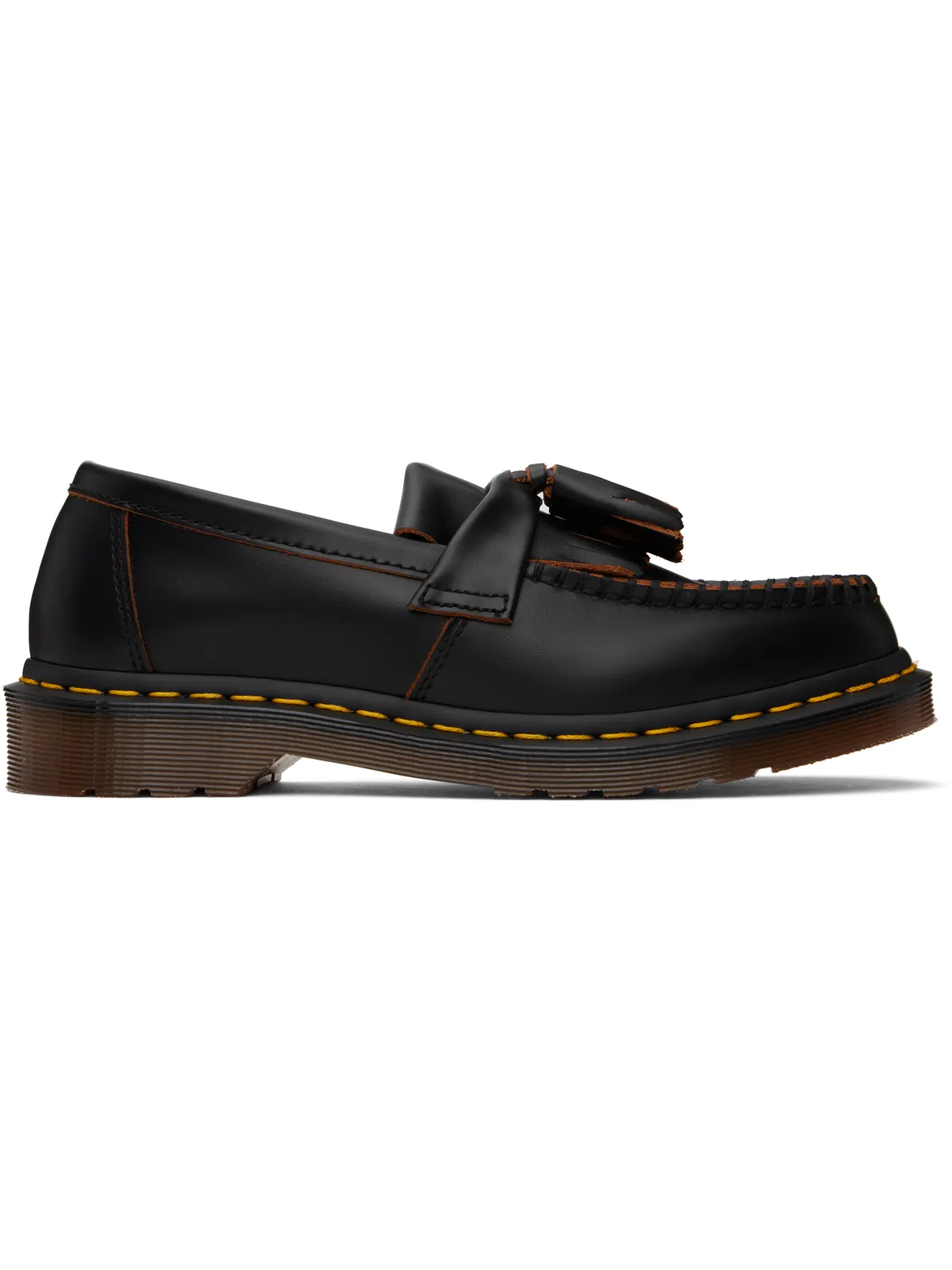 Dr. Martens Adrian Made in England Quilon レザー タッセルローファー - 画像1