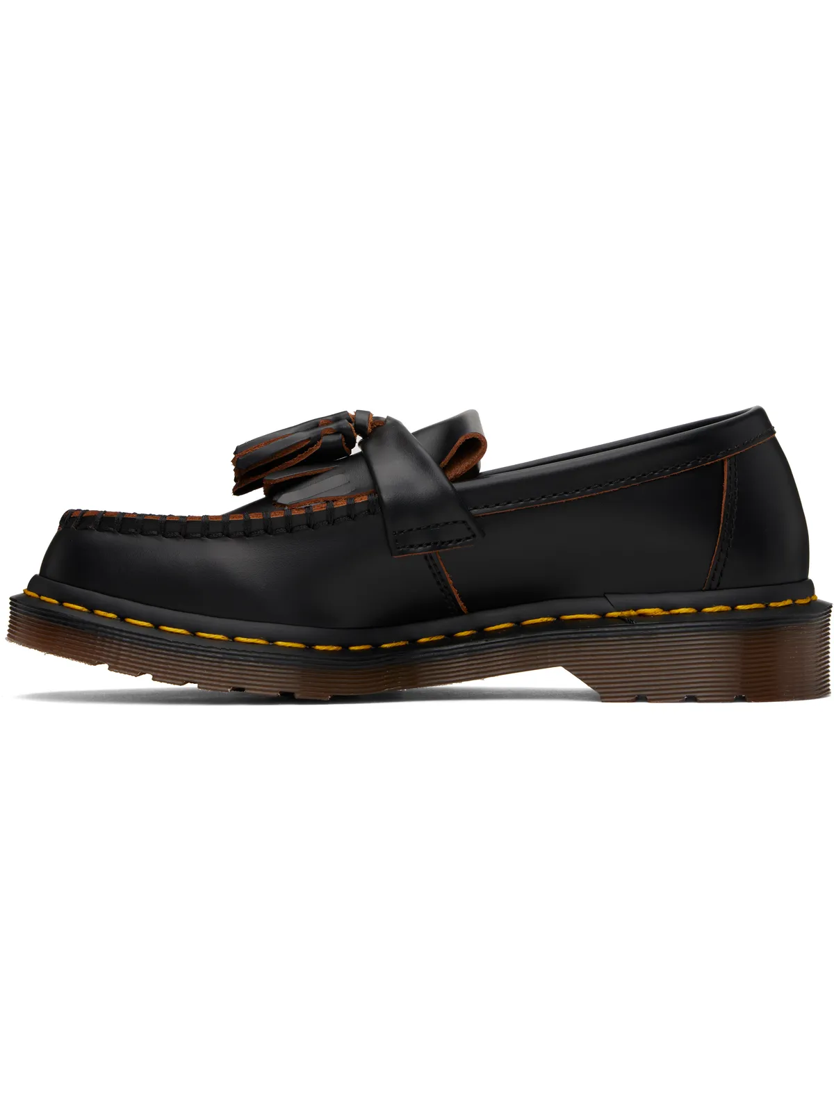 Dr. Martens Adrian Made in England Quilon レザー タッセルローファー - 画像3