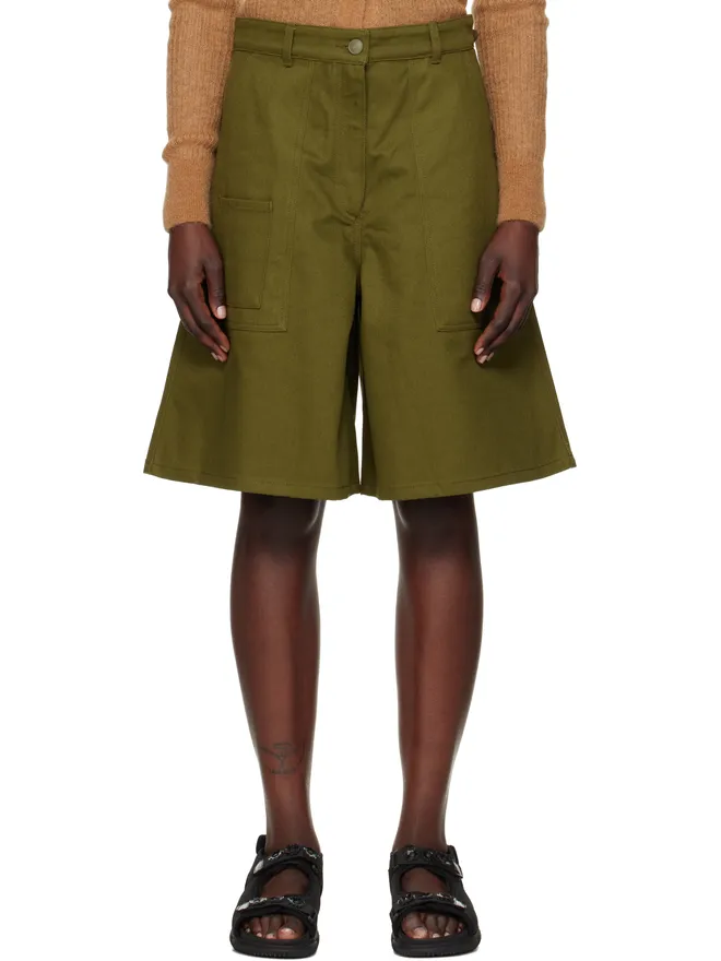 Cecilie Bahnsen Cecilie Bahnsen Annika デニムショートパンツの商品画像