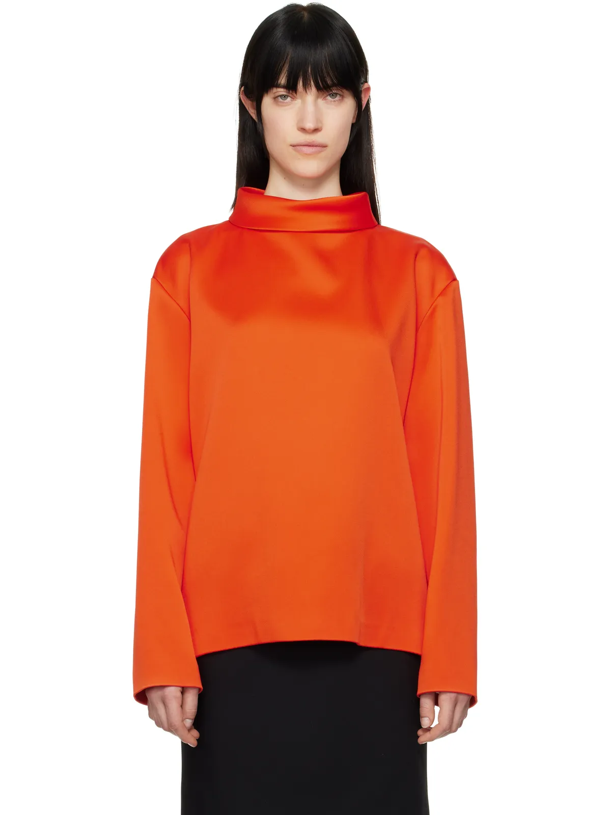 Carven ダブルサテン ブラウス - 画像1