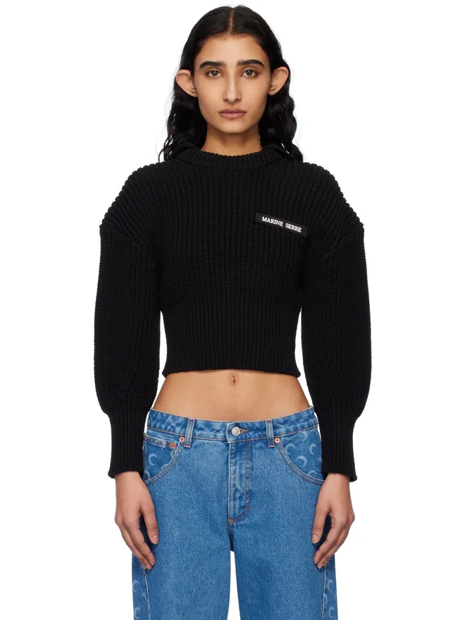 Marine Serre Marine Serre Half Cardigan Knit Sailor セーターの商品画像