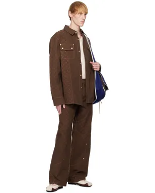 Marine Serre Moon Jacquard ツイル オーバーシャツ - サムネイル5