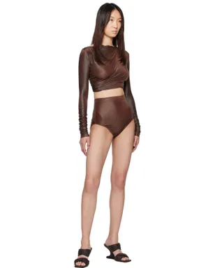 Rick Owens Lilies Hollywood Dirt Brief ショートパンツ - サムネイル4