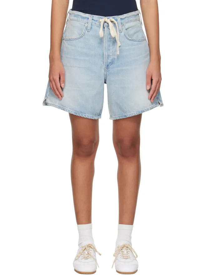 Citizens of Humanity Citizens of Humanity Brynn ドローストリング デニムショートパンツの商品画像