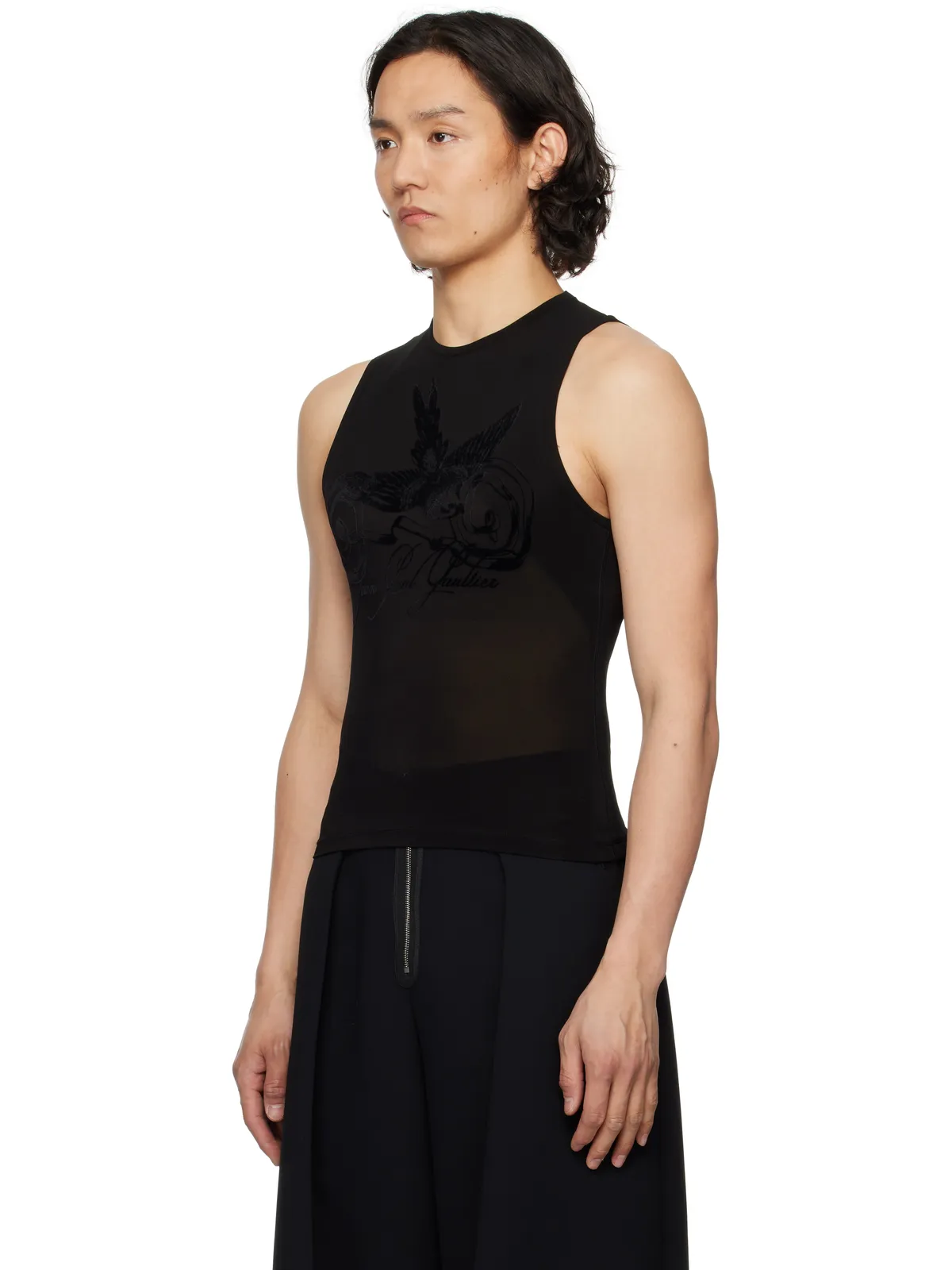 Jean Paul Gaultier Flock Tattoo タンクトップ - 画像4