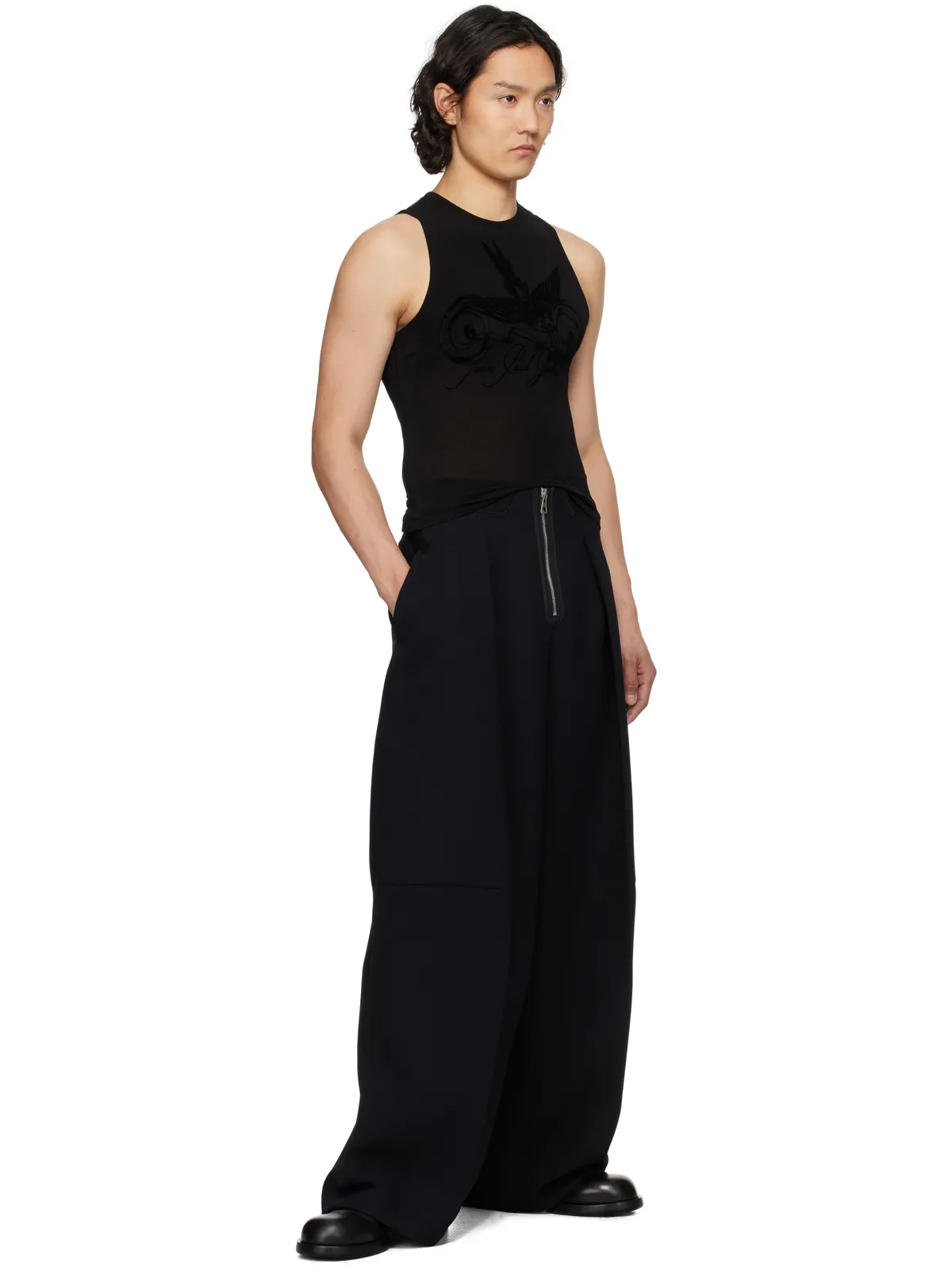 Jean Paul Gaultier Flock Tattoo タンクトップ - 画像5