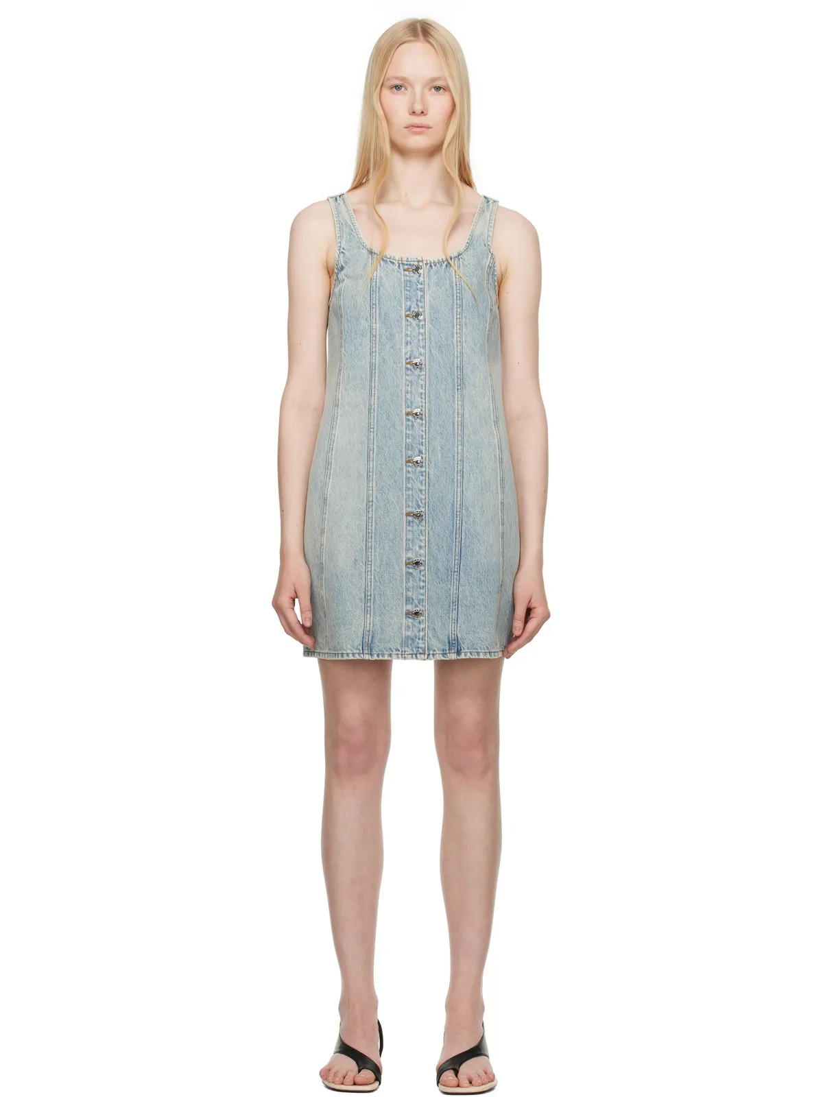 Rag & Bone Laney デニム ミニワンピース - 画像1