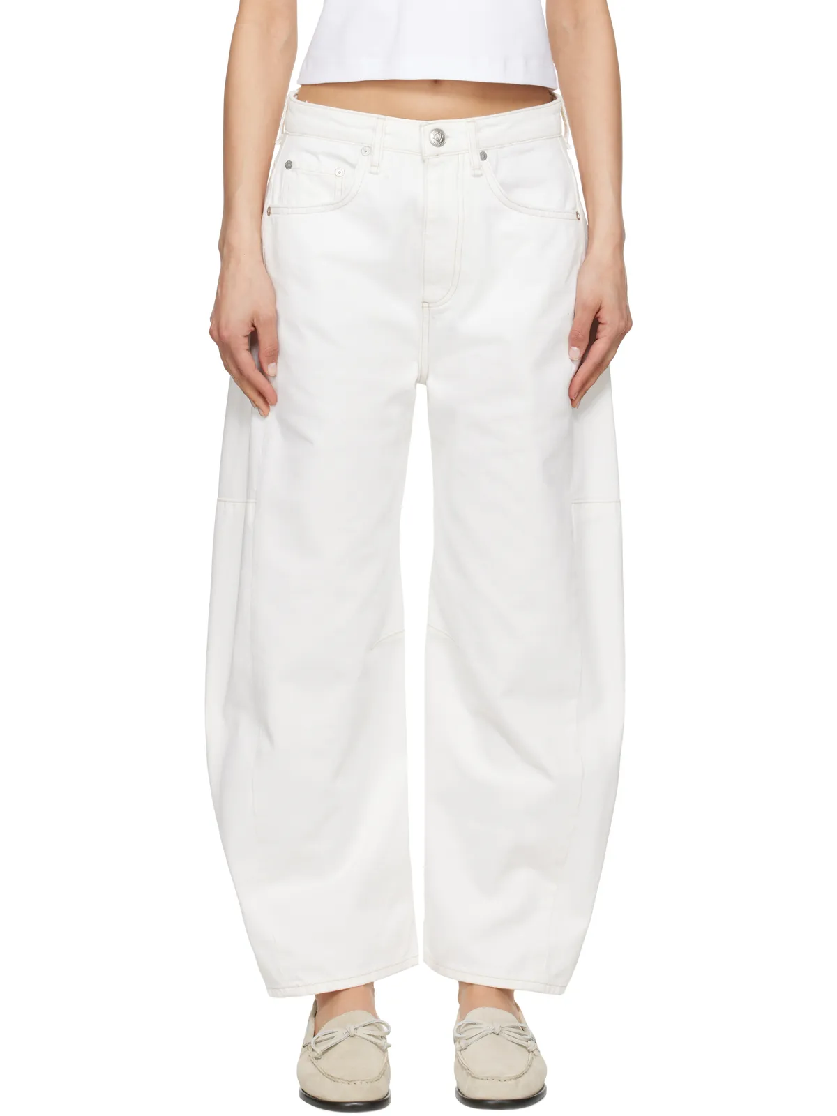 Rag & Bone Charlie アンクルレングス バレルジーンズ - 画像1