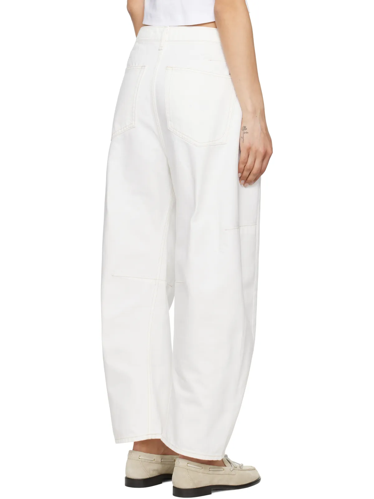 Rag & Bone Charlie アンクルレングス バレルジーンズ - 画像3
