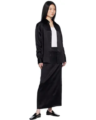 Filippa K クリンクル マキシ ペンシルスカート - サムネイル4