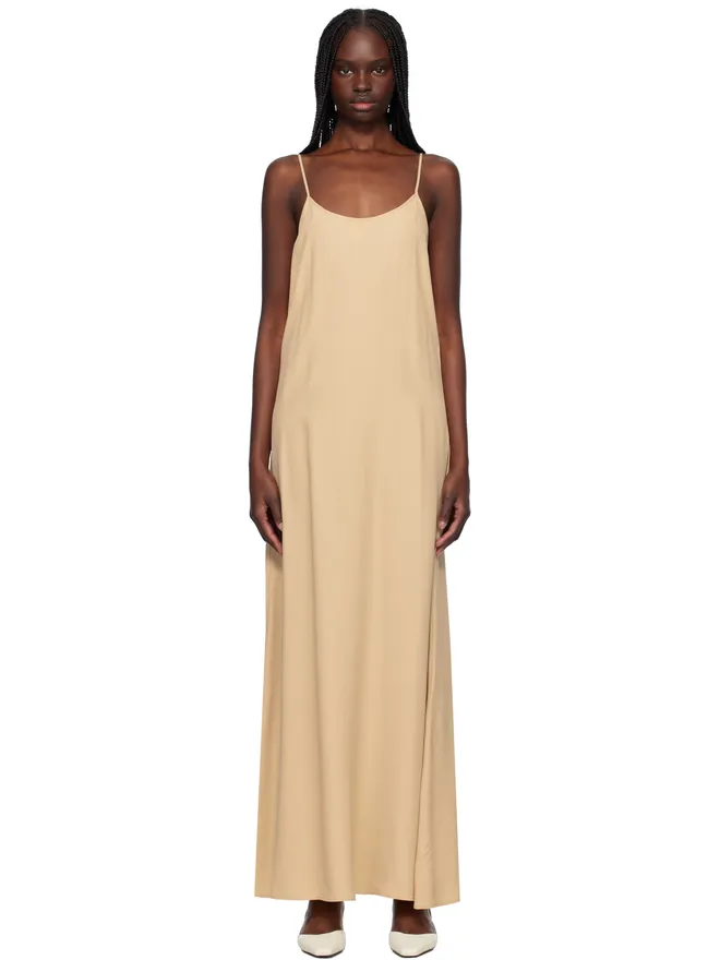 Filippa K Filippa K ドレープ ツイル ストラップ マキシワンピースの商品画像
