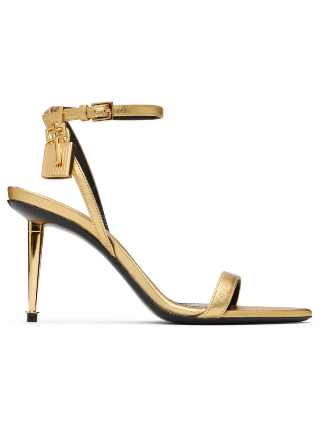 TOM FORD TOM FORD Padlock Pointy Naked ヒールサンダルの商品画像