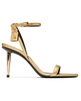 TOM FORD Padlock Pointy Naked ヒールサンダル - サムネイル1