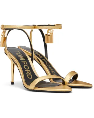 TOM FORD Padlock Pointy Naked ヒールサンダル - サムネイル4
