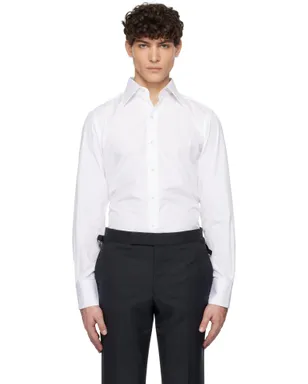 TOM FORD ポプリン スリムフィット シャツ - サムネイル1