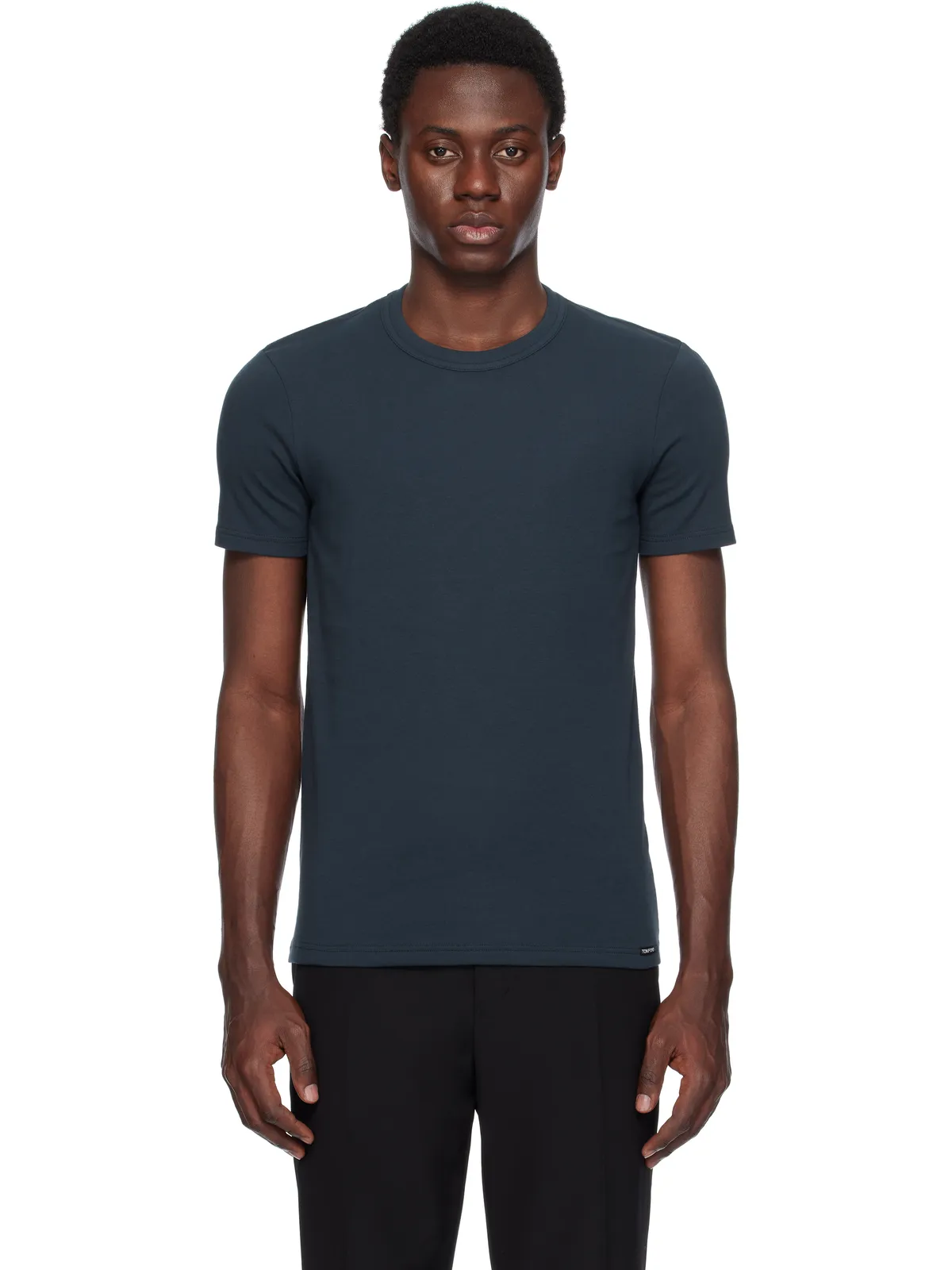 TOM FORD ストレッチ コットンジャージ Tシャツ - 画像1