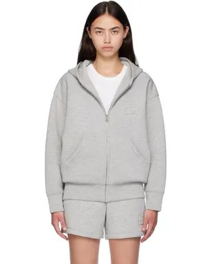 ANINE BING Bond Zip Up Framed モノグラム フーディ - サムネイル1