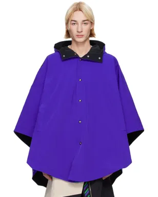 ASICS NOVALIS ブルー Heveanoid Cape リバーシブル ジャケット - サムネイル1
