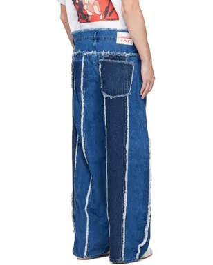 Charles Jeffrey LOVERBOY Clash of Clansエディション フレイド ストライプ ジーンズ - サムネイル3