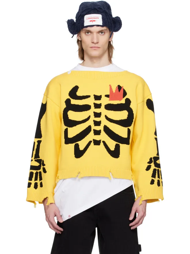 Charles Jeffrey LOVERBOY Charles Jeffrey LOVERBOY Graphic Slash セーターの商品画像